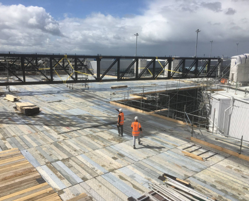 Scaffolding Team Auckland, Propping and Shore loading Auckland. Summit Scaffolding Ltd.